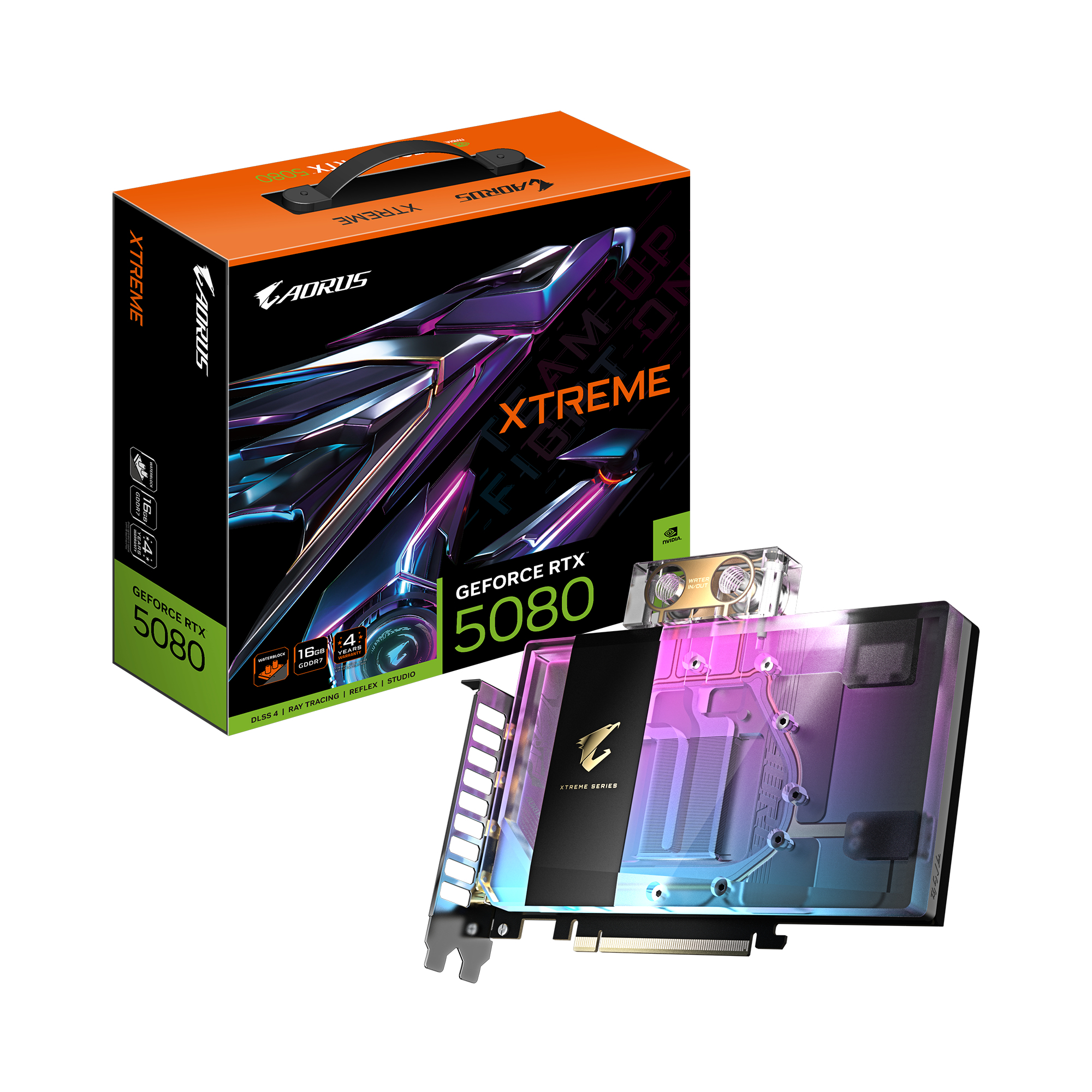GIGABYTE AORUS GeForce RTX 5080 XTREME GV-N5080AORUSX WB-16GD