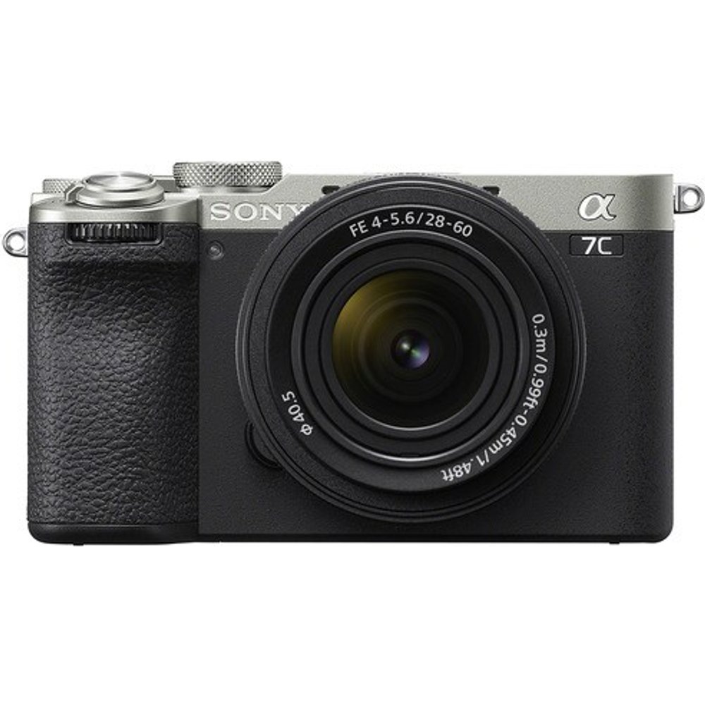 Sony - Sony Alpha 7CII cámara Evil Full Frame objetivo zoom de 28-60 mm, sensor CMOS Exmor R Bionz XR y enfoque automático híbrido rápido (ILCE7CM2LS..