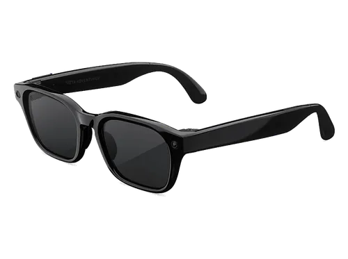 Gafas IA - Meta Adventurer, Lentes en gris polarizado, Cámara 12 MP, Traducción tiempo real, Resolución 3K HD, +8h Batería, Classic Black