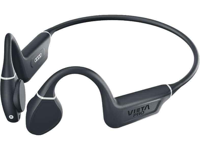 Auriculares conducción ósea - Vieta Bone Dual Plus, True Wireless, Bluetooth, 10h Autonomía, 8GB Memoria interna, Negro