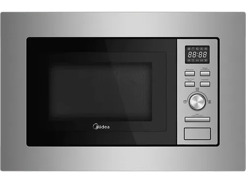 Microondas integrable - Midea MBMAG720A-X, 700 W, 1050W Potencia Grill, 7 Funciones, 17 l, Inox
