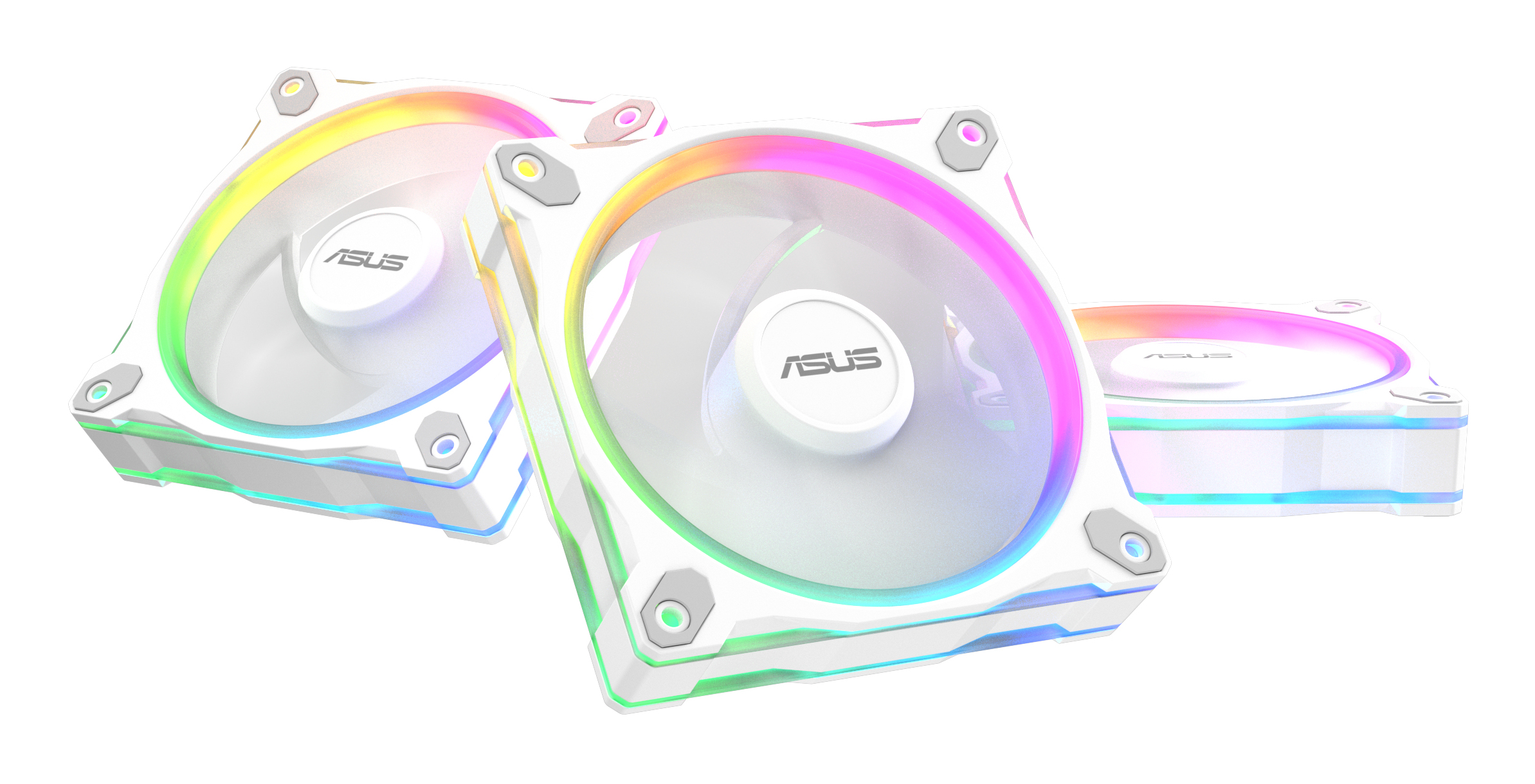 Asus Prime MR120 Fan ARGB Reverse White 3in1 Blanco
