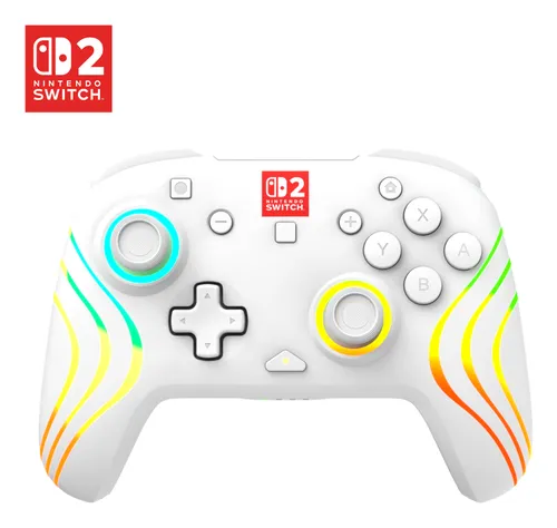Mando Nintendo Switch - Turtle Beach Afterglow™ Wave Wireless Controller, Para / Lite OLED 2, Blanco