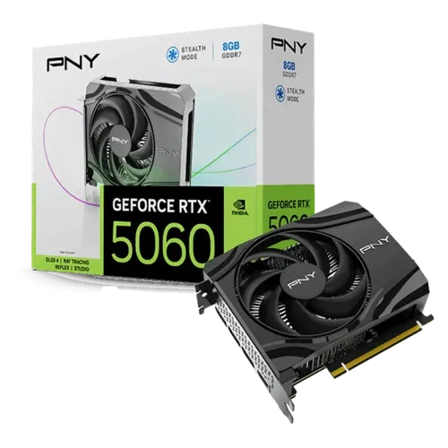 PNY GeForce RTX 5060 Single Fan 8GB GDDR7 DLSS4