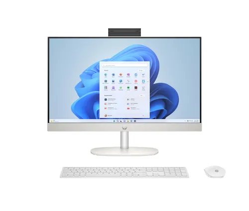 All in one - HP 24-cr0183ns, 23.8" Full-HD, Intel® Core™ i5-1335U, 8 GB RAM, 512 SSD, Iris® Xᵉ, Windows 11 Home, Blanco caracola