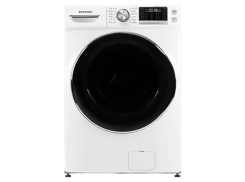 Lavadora carga frontal - Infiniton WM-H180DBM, 18 kg, 1000 rpm, 12 programas, Vapor Care, Tambor Rubik design, Blanco