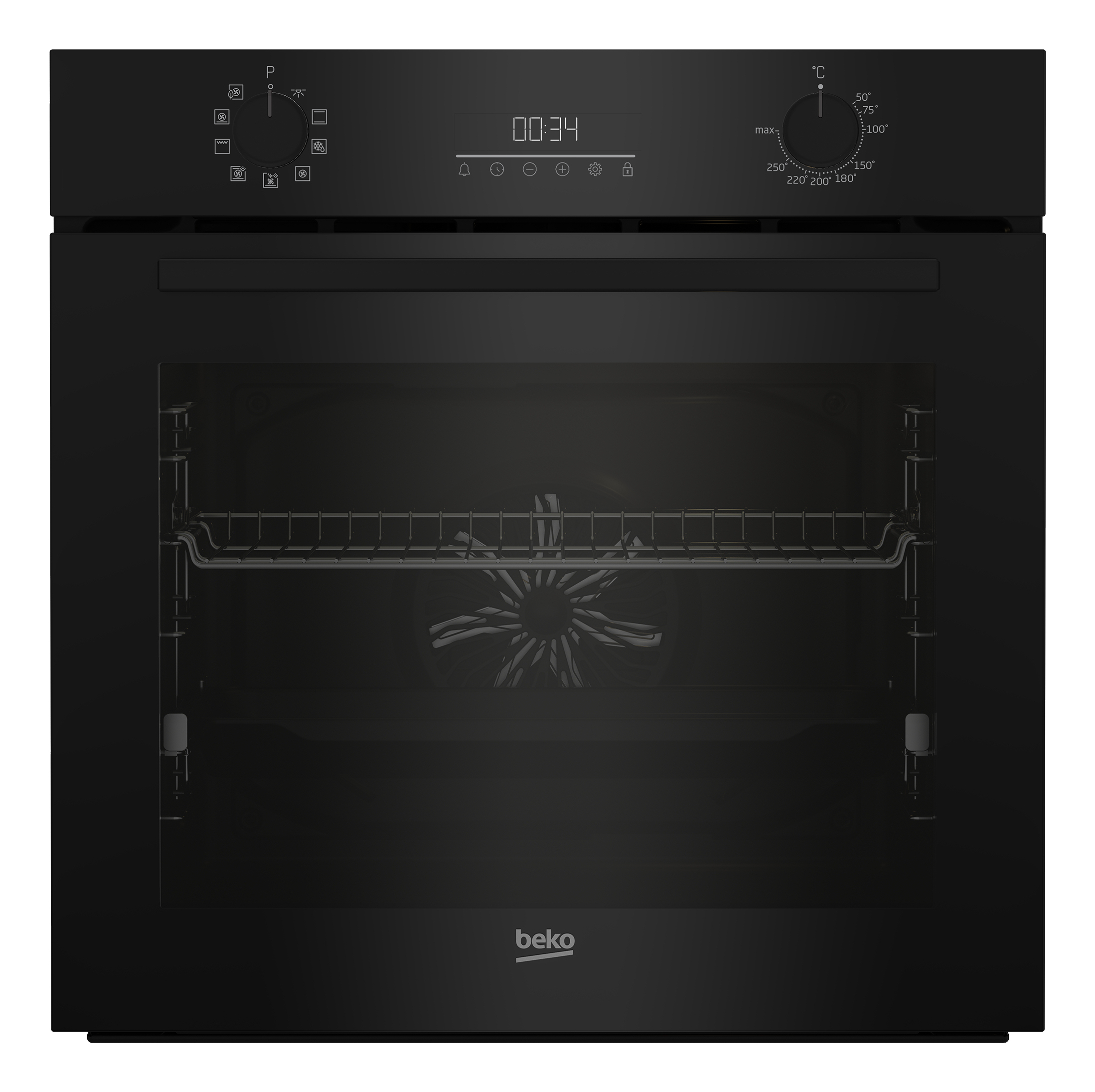Beko - Horno multifunción Beko con 6 funciones y limpieza vapor - BCBIM17300KSB.
