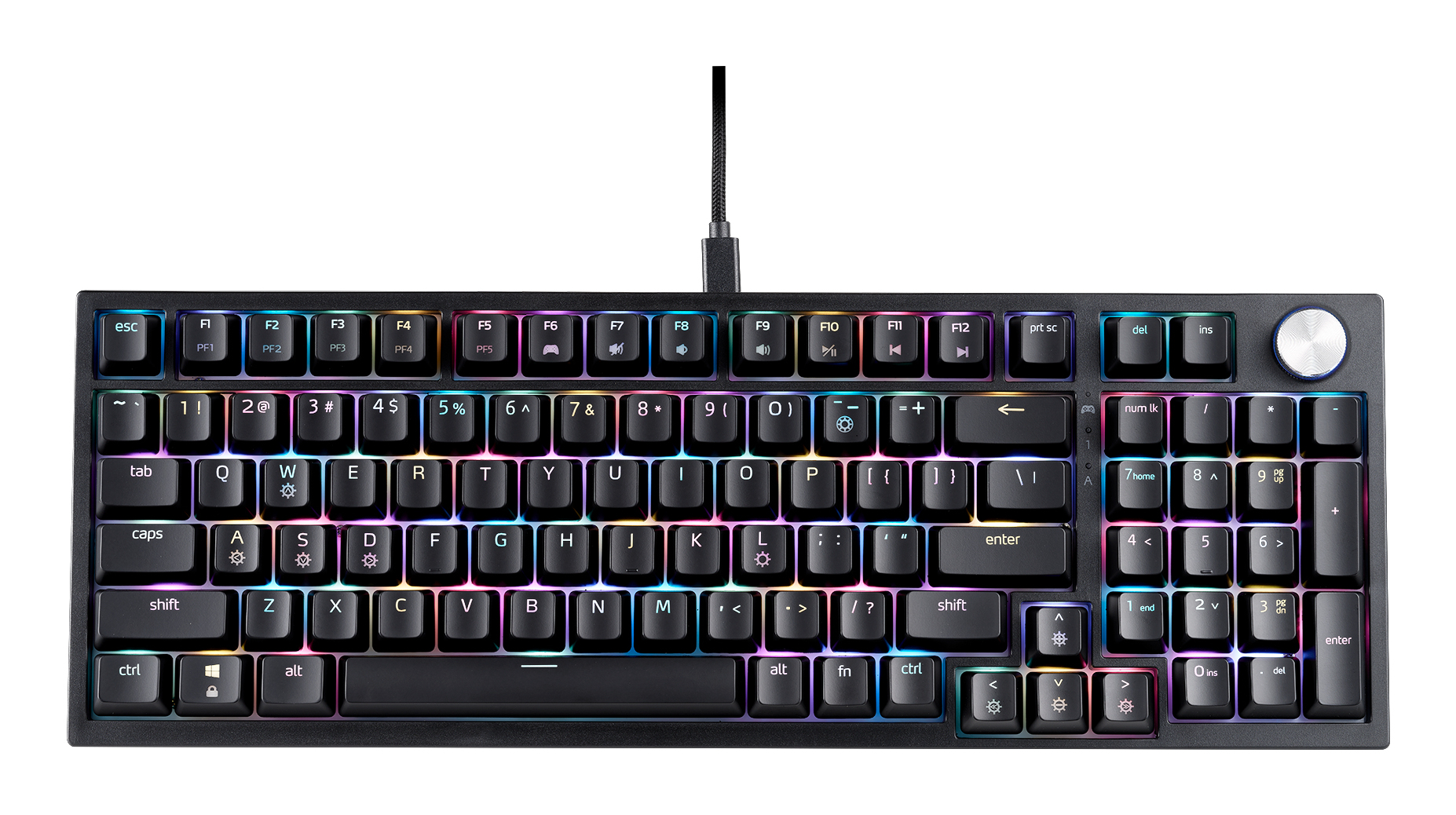 TECLADO GAMING XPG SORCERER RGB USB-C BK ES