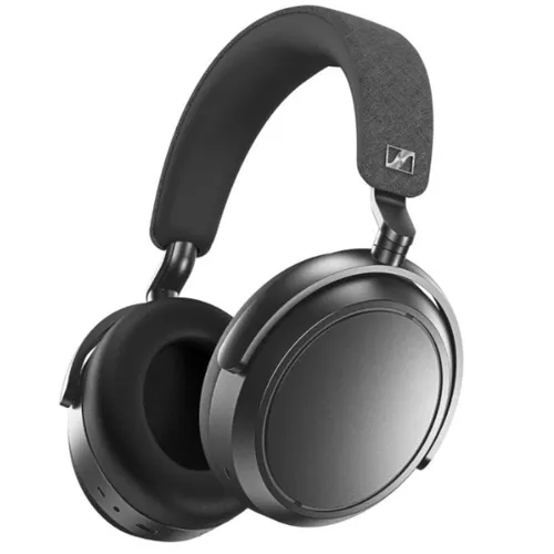 Auriculares inalámbricos - Sennheiser Momentum 4, Cancelación ruido adaptativa, Autonomía 60h, Bluetooth, Gris