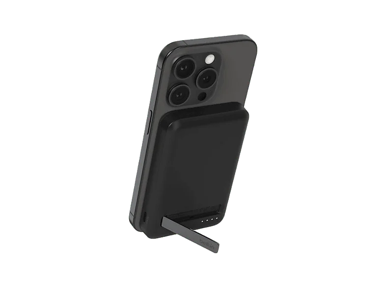 Powerbank - Belkin BPD006btBK, 5000 mAh, 1x USB-C, Carga inalámbrica, 15W, Qi2 y MagSafe, Negro