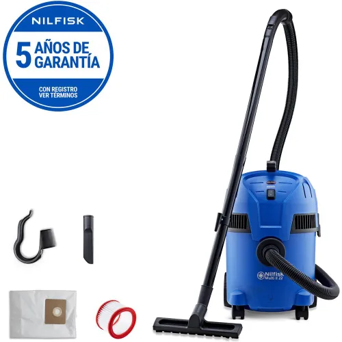 NILFISK - Aspirador Agua-Polvo Multi II 22 l.
