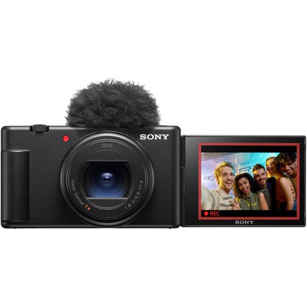 Sony - Sony ZV-1 II cámara compacta para vlogging con objetivo zoom gran angular y micrófono inteligente integrado de 3 cápsulas (ZV1M2BDI.EU).