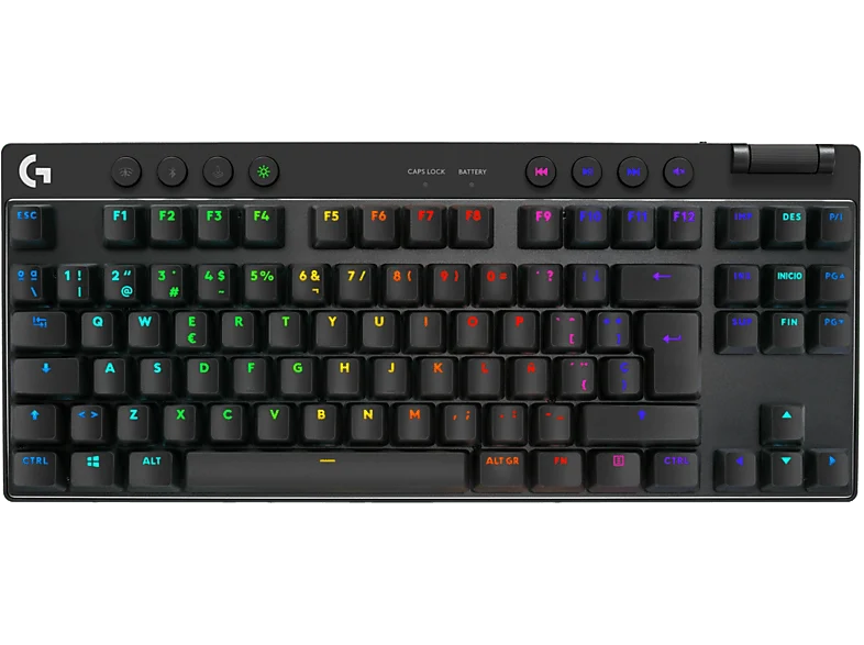 Teclado Gaming Logitech G PRO X TKL LIGHTSPEED inalámbrico