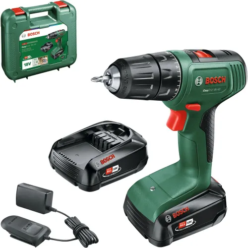 Bosch - Taladro Atornillador a Batería Easy Drill 18 V con 2 Baterías Power for All.