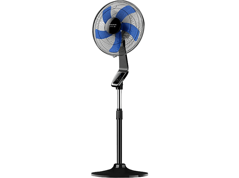 Ventilador de pie - Taurus Boreal 16CR, 50 W, Panel digital, 130 cm, 3 velocidades, Sistema oscilación e inclinación. Silencioso 60 db, Negro