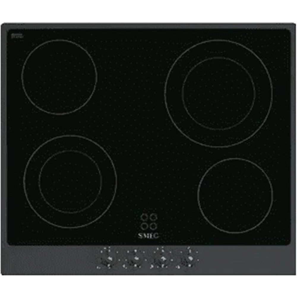 Smeg - Placa vitrocerámica Smeg 4 zonas de cocción - P864AO.