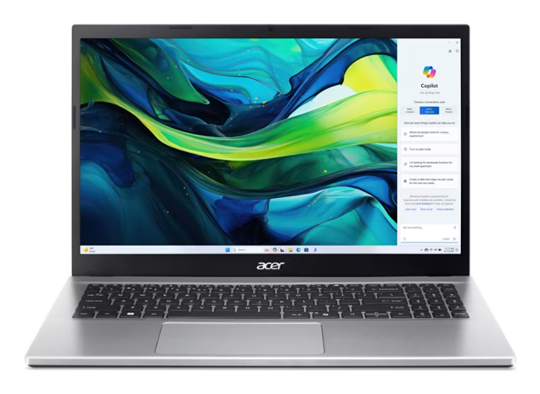 PORTATIL ACER ASPIRE GO 15 (NX.J7WEB.05B) 15.6" FHD LED LCD, AMD RYZEN 5 7430U, 8GB, 512GB, W11