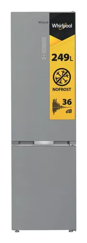 Frigorífico combi Whirlpool WHK 26403 XP6E, No Frost, 203,5 cm, 355 l, inox
