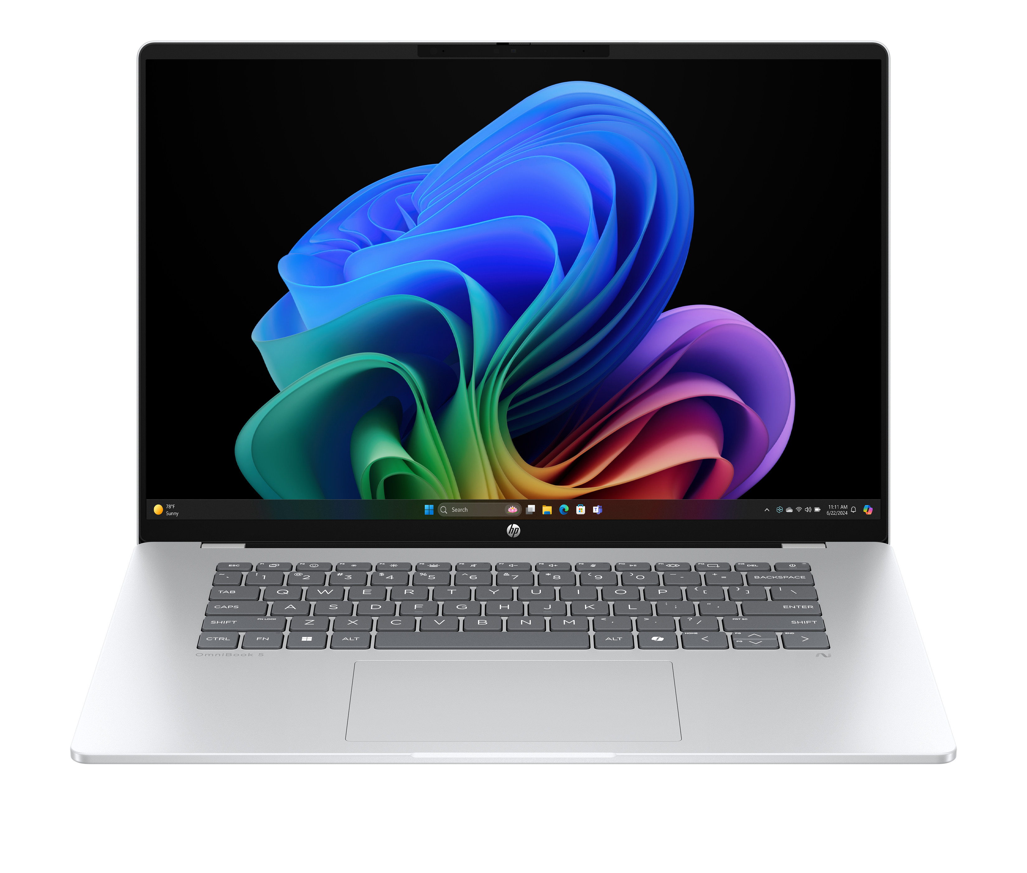 Portátil HP OmniBook 5 16 16GB/1TB 16 pulgadas OLED Snapdragon X Plus X1P-42-100 SSD NVMe M.2 Windows 11 Home Plata