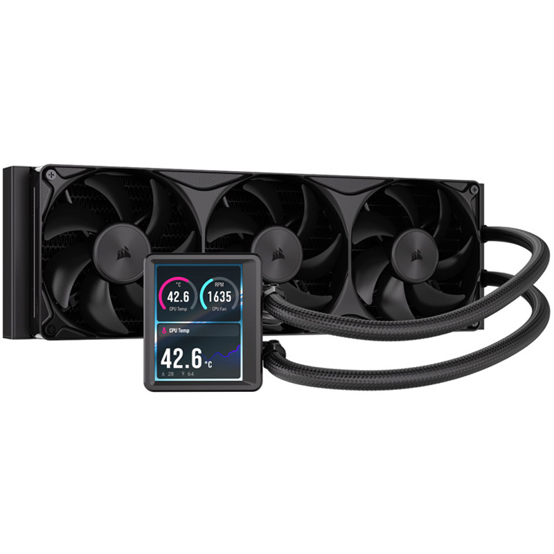 Corsair NAUTILUS II 360 RS LCD Negro