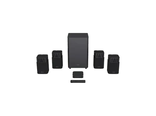 Barra de sonido - Hisense HT Saturn, 4.12. Dolby Atmos, Subwoofer Inalámbrico, 480 W, Negro
