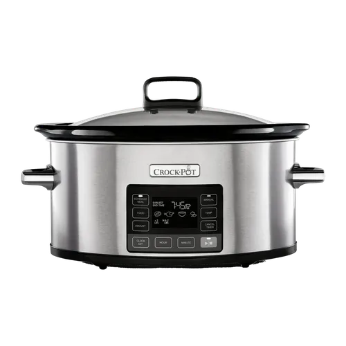 Olla de cocción lenta Crockpot TimeSelect Digital 5,6L 240W Plata CSC066X