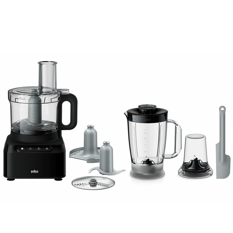 Braun Procesador de alimentos PurEase FP3132 BK FP3132BK