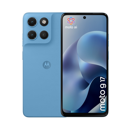 Motorola Moto G17 128GB Alaskan Blue Pantalla de 6.72 pulgadas 4GB de RAM Sensor Sony LYTIA 600