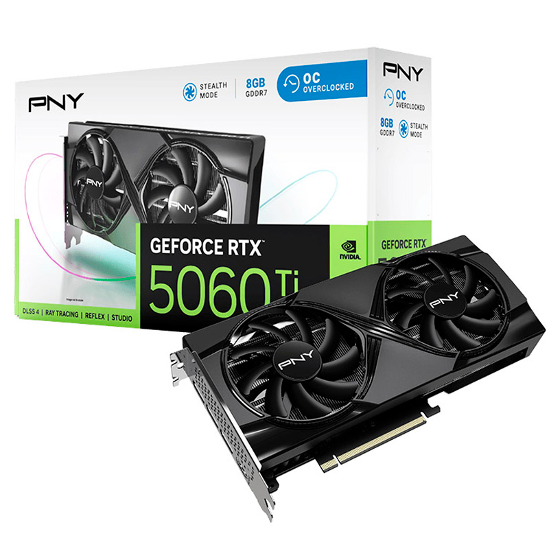 PNY GeForce RTX 5060 Ti Dual Fan OC 8GB GDDR7 DLSS4