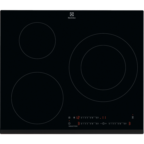 VITROCERAMICA INDUCCION ELECTROLUX EIT60342 3 ZONAS COCCION ANCHO 60 CM