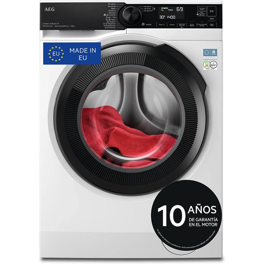 AEG Lavadora de libre instalación Serie 7000 ProSteam® UniversalDose de 12.0 kg LFR7324L4O