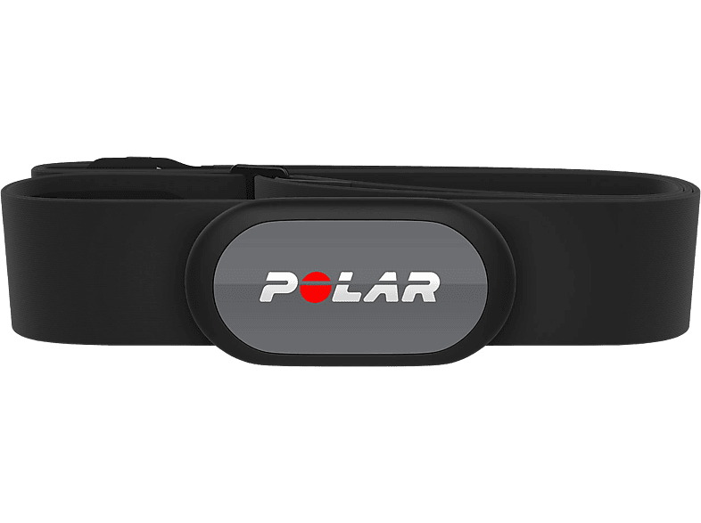 Pulsómetro - Polar H9 M-XXL, 400 h, Bluetooth, ANT+, Impermeable, Con banda pectoral, Negro