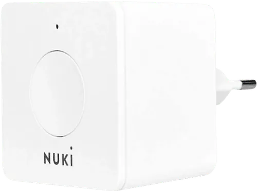 Enchufe inteligente - Nuki Bridge, WiFi, Bluetooth, Abrepuertas, Smart Home, Asistentes de voz, Blanco