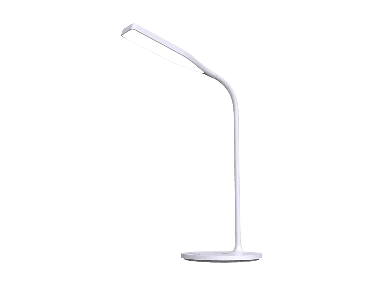 Lámpara - Muvit iO MIOLAMP002, Sobremesa, Carga inalámbrica 5W para teléfonos/tablets, 25W, Wi-Fi, Blanco
