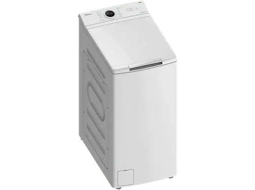 Lavadora carga superior - Midea MF100T80B/W-ES, 8 kg, 1300 rpm, 15 programas, Display, Blanco