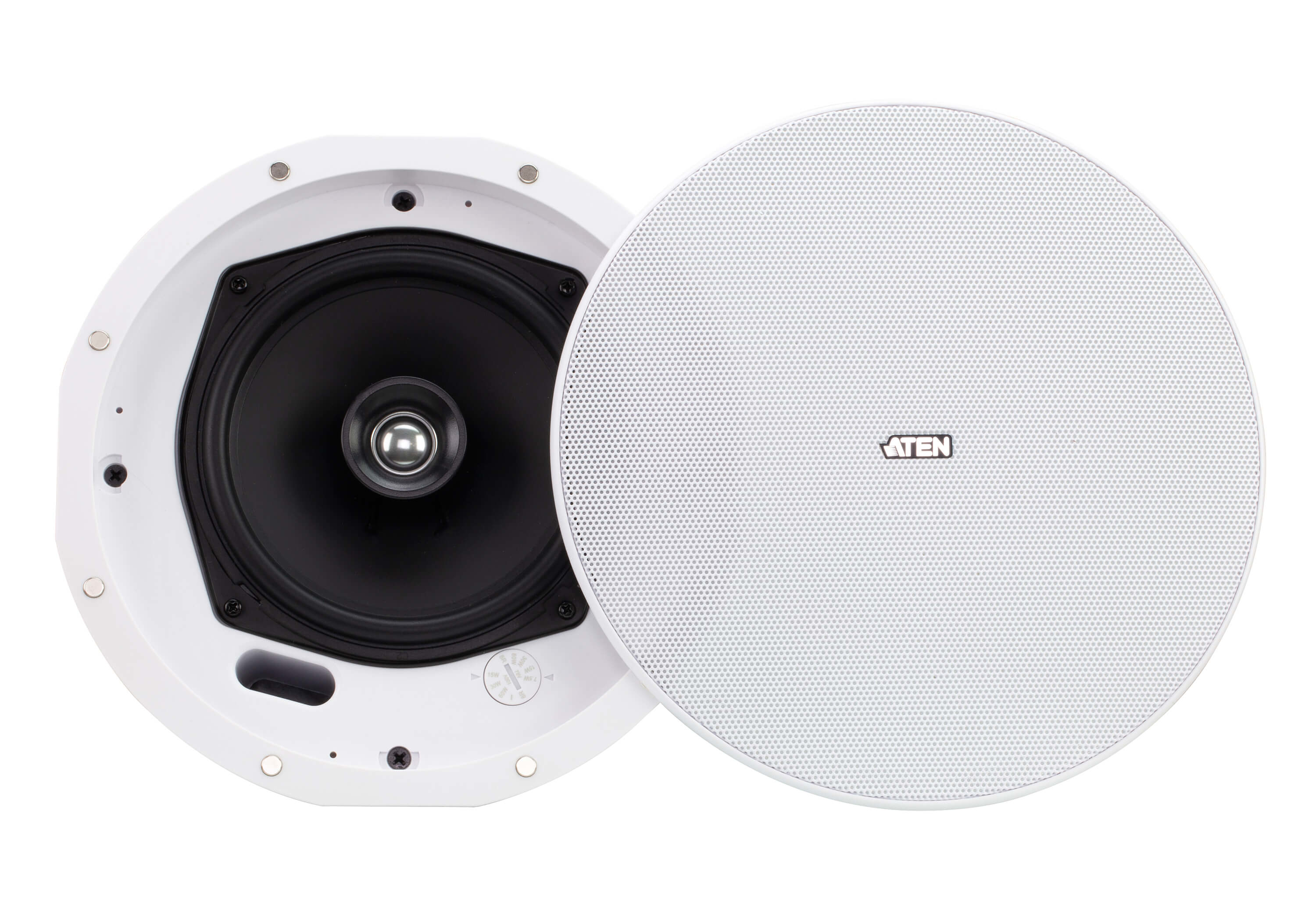 ATEN AS106-AT altavoz De 2 vías Blanco Alámbrico 60 W AS106-AT