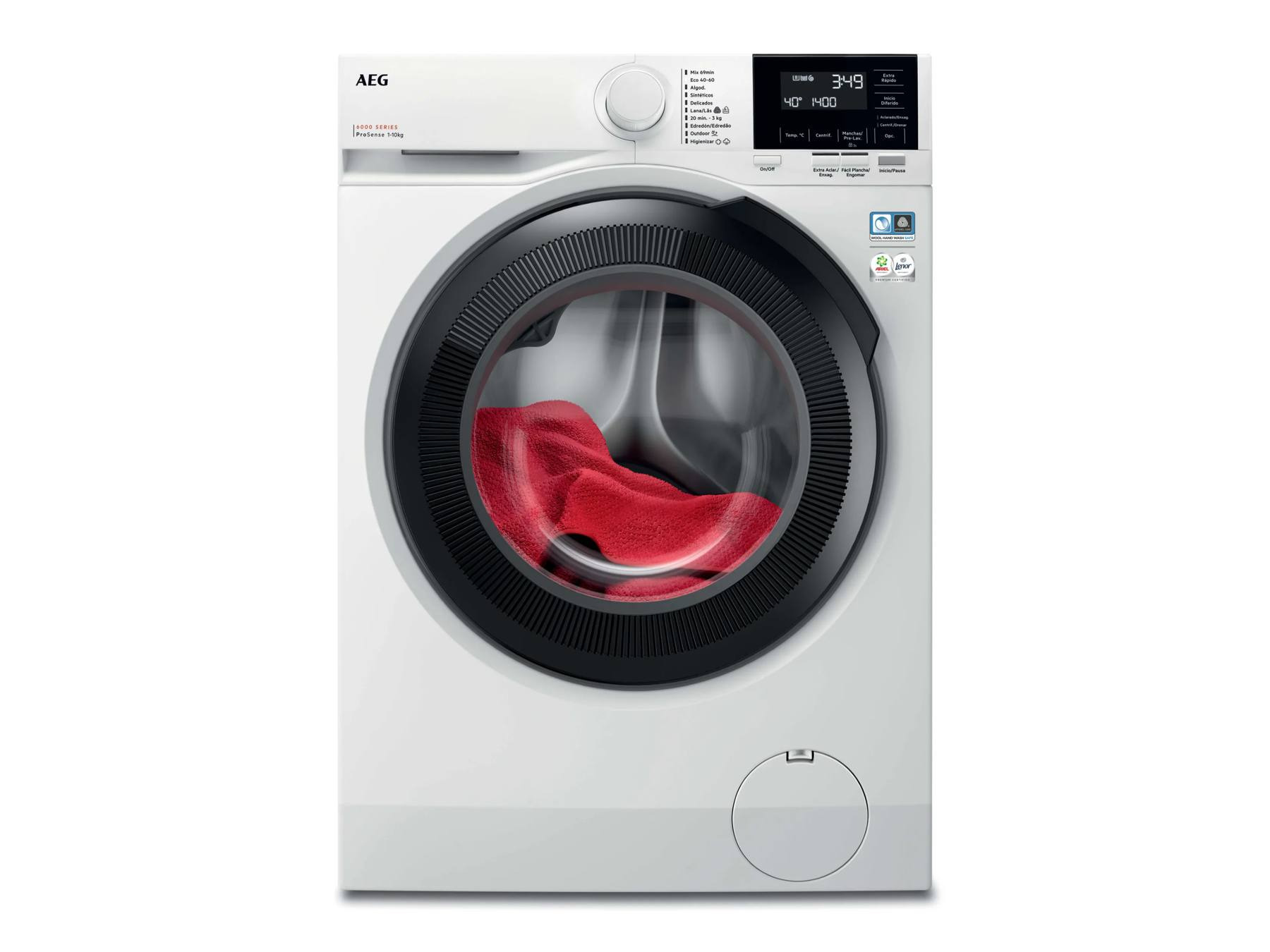 AEG - Lavadora AEG 10 kg - 1400 rpm - LFR6114O4B.