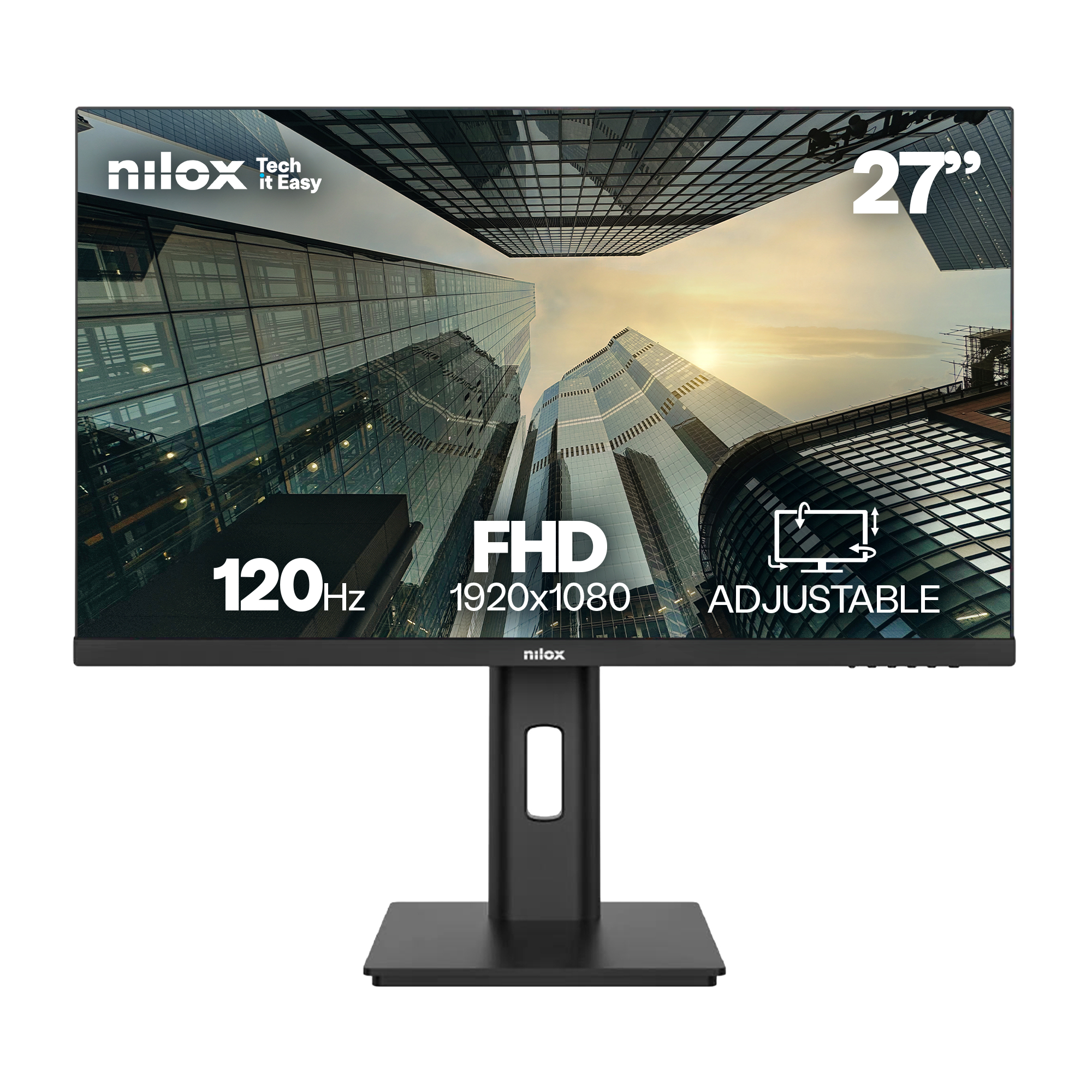 NILOX NXM27REG1201 27" LED IPS Full HD Altavoces