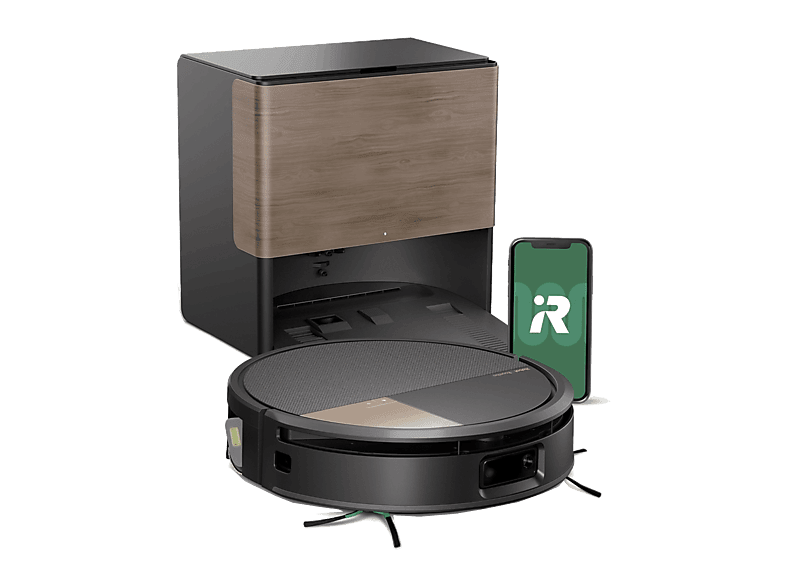 Robot friegasuelos - IRobot Roomba Max 776 Combo, Depósito 260 ml, Autonomía 250 min, 63 dB(A), Negro