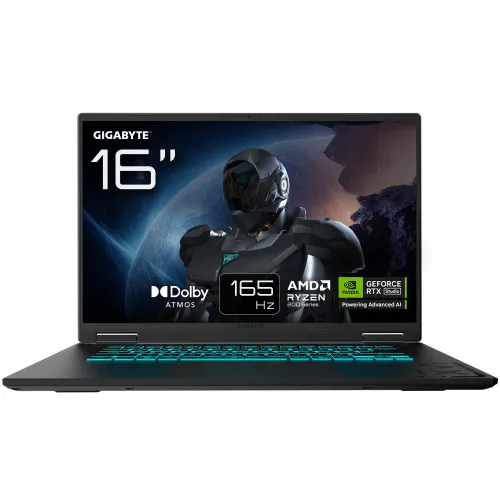 PORTATIL GIGABYTE GAMING A16 3WHK3ES864SD R7-260 32GB 1TB RTX5070 16" FreeDOS