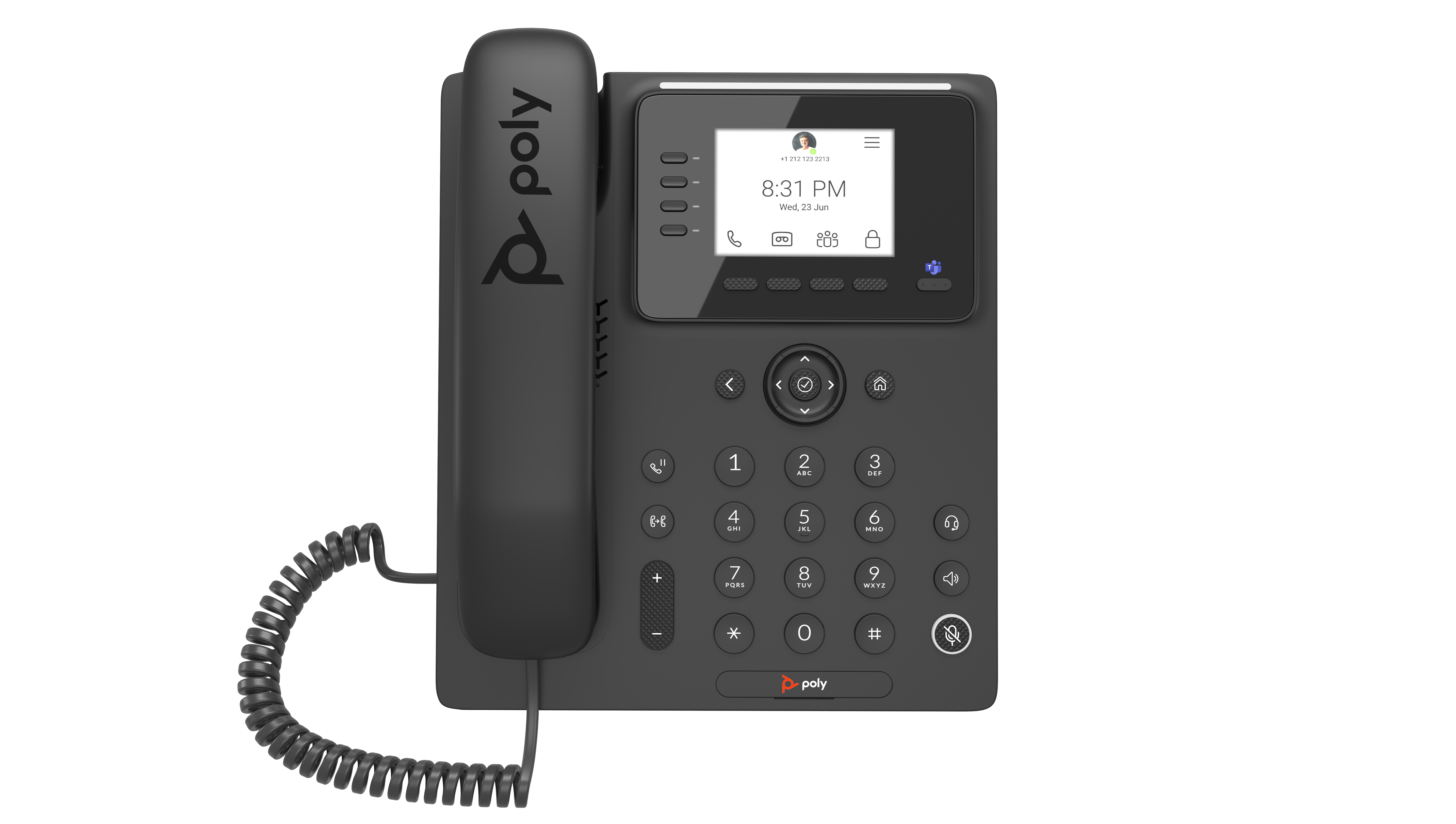 HP Poly CCX 350 Business Media Phone for Microsoft Teams 848Z7AA#AC3