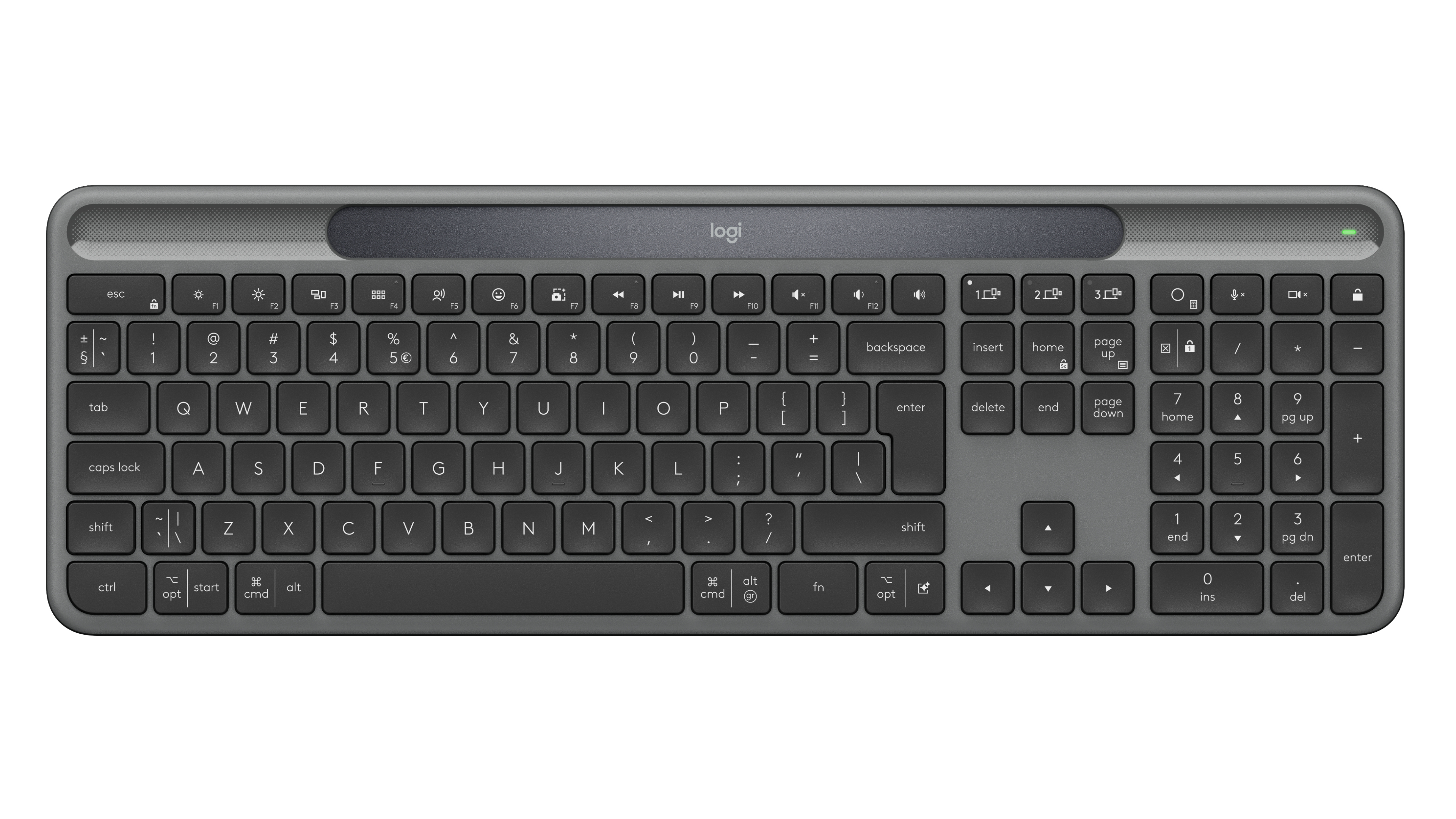 Logitech 920-013764 Slim Solar+ Teclado Grafito 920-013764