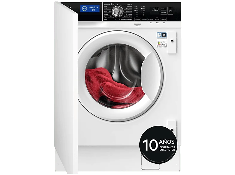 AEG Lavadora integrable Serie 7000 ProSteam® de 8.0 kg LFN7G8434F