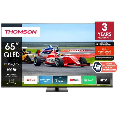 Thomson 65QG7C14 65" 4K Utra HD QLED Pro Wi-Fi Smart TV Negro