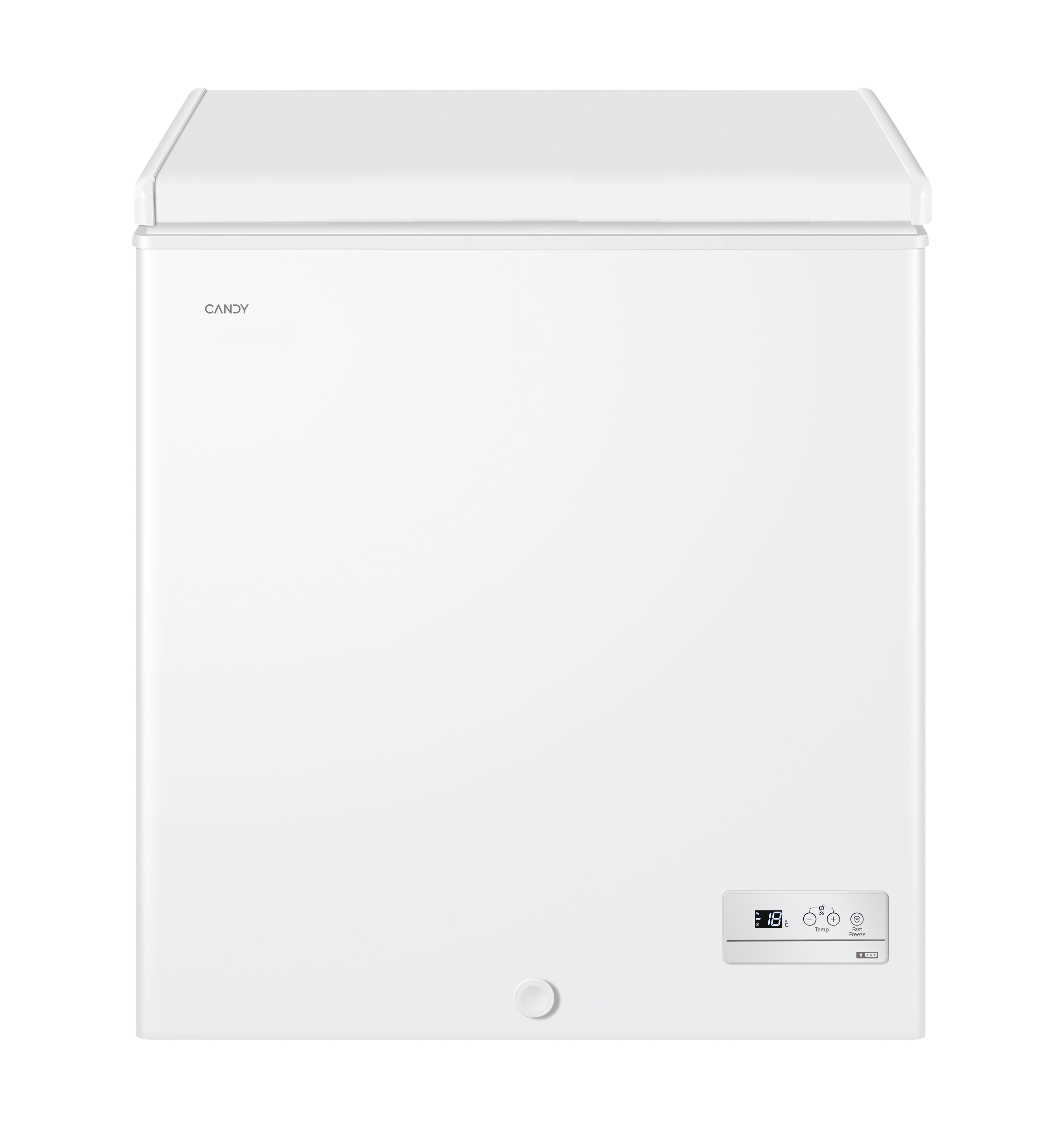 Congelador horizontal - Candy CHAE 1452E, 137L, 84.5 cm Altura, 4 Estrellas, Cíclico, Blanco