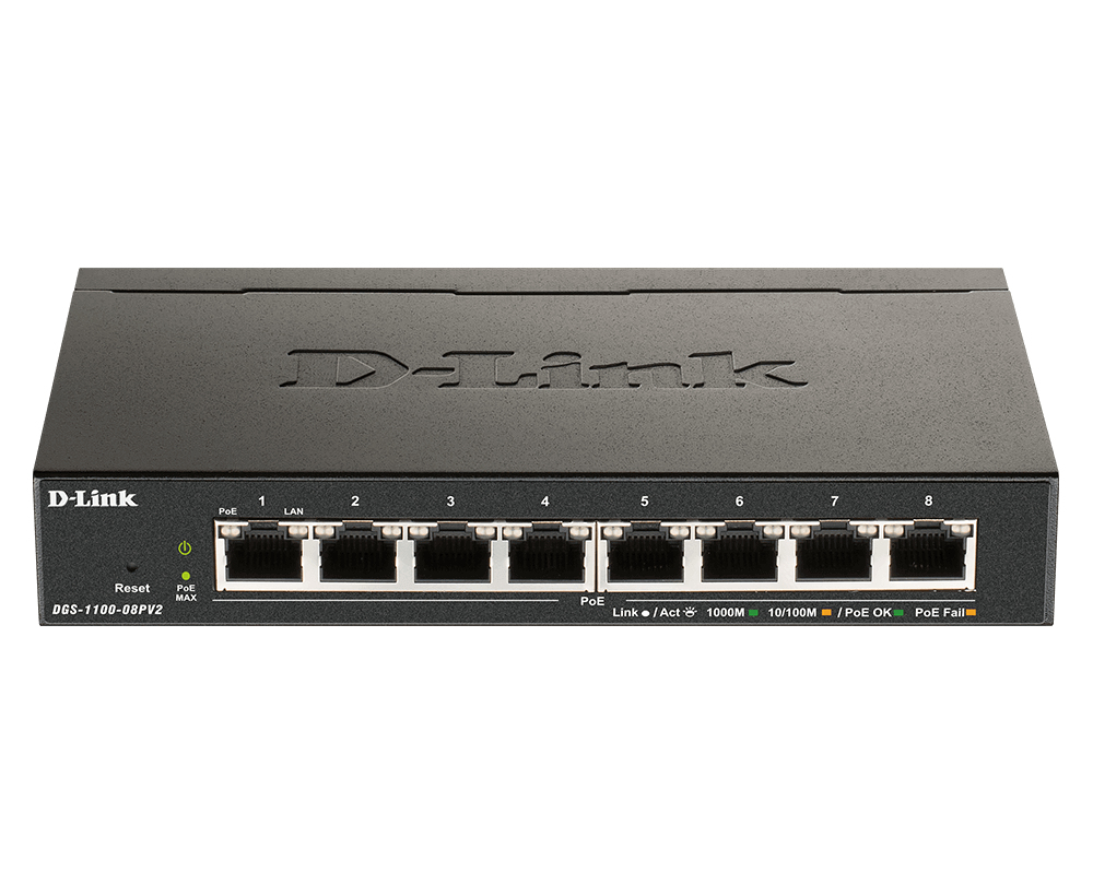 D-Link DGS-1100-08PV2 switch Gestionado L2/L3 Gigabit DGS-1100-08PV2