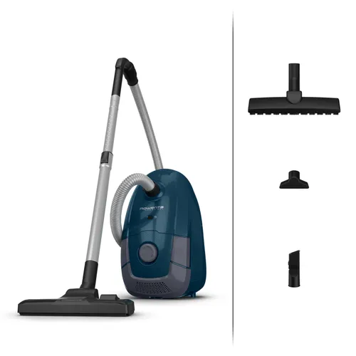 Rowenta Power XXL, Aspiradora con bolsa, Bajo consumo, Kit para parqué