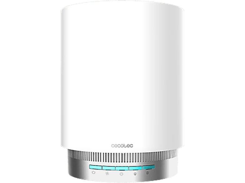 Purificador de aire - Cecotec TotalPure 1600 Style Pro Expert, 130 CADR, 4 etapas filtrado, Sensor PM 2.5, Cobertura hasta 40 m³, Blanco