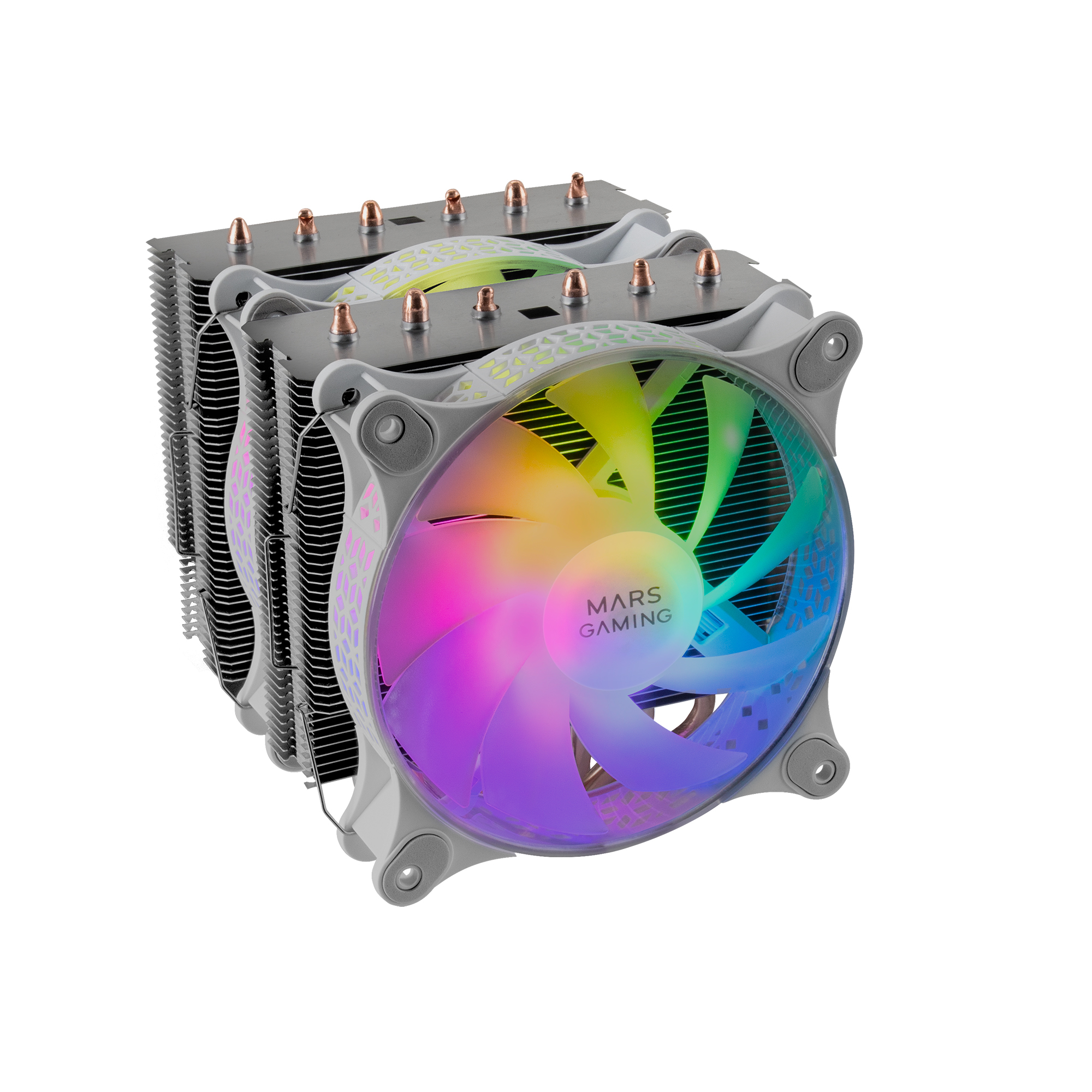 Mars Gaming MCPU-XTW ARGB Blanco