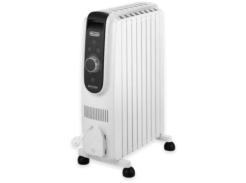 Radiador - De' Longhi TRDX50820, 2000 W, 3 niveles de calor, hasta 60 m³, Wi-Fi, Blanco